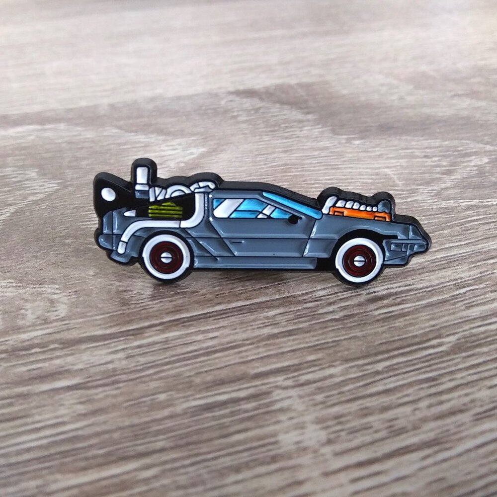 Back to the Future Delorean Car Enamel Pin